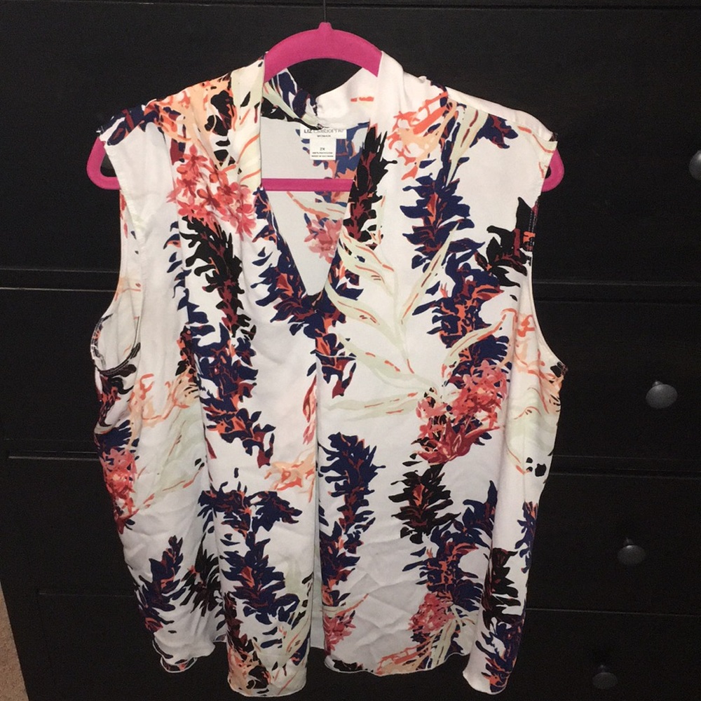 Liz Claiborne Sleeveless Work Shirt
